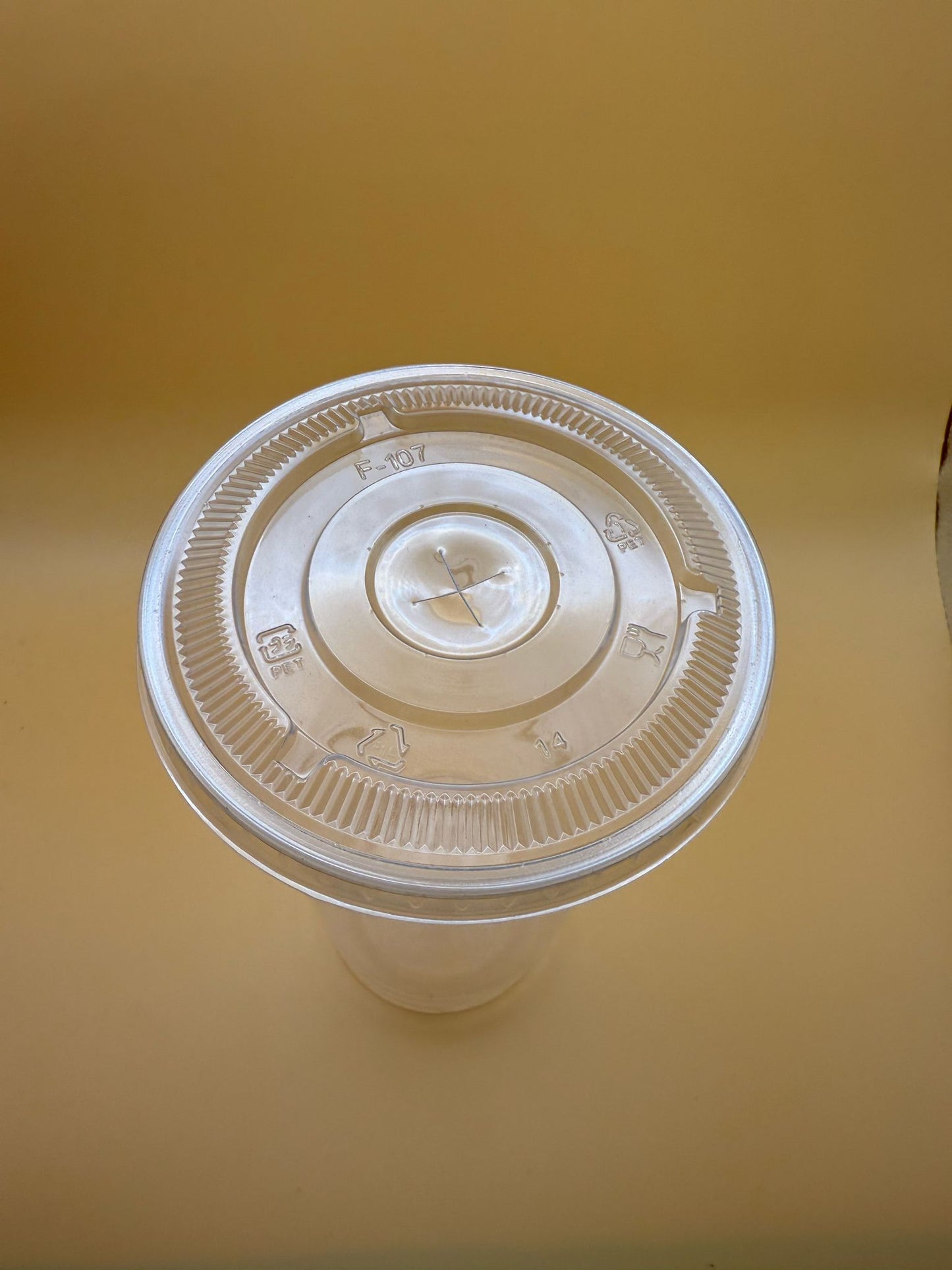 32oz Plastic Clear Cup with Flat Lid - 500pcs x8